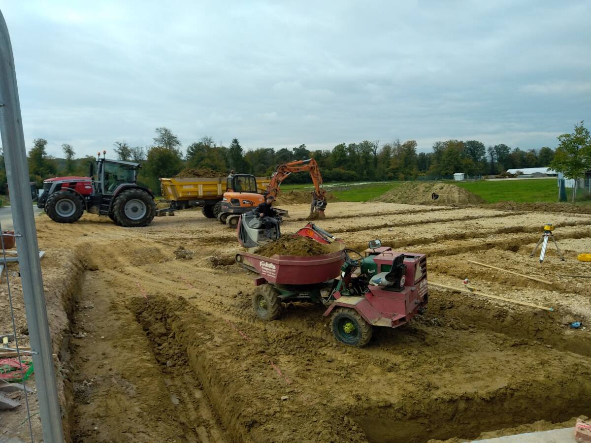 Terrassement, VRD et aménagements extérieurs près de Ferrette dans le Sundgau Illzach